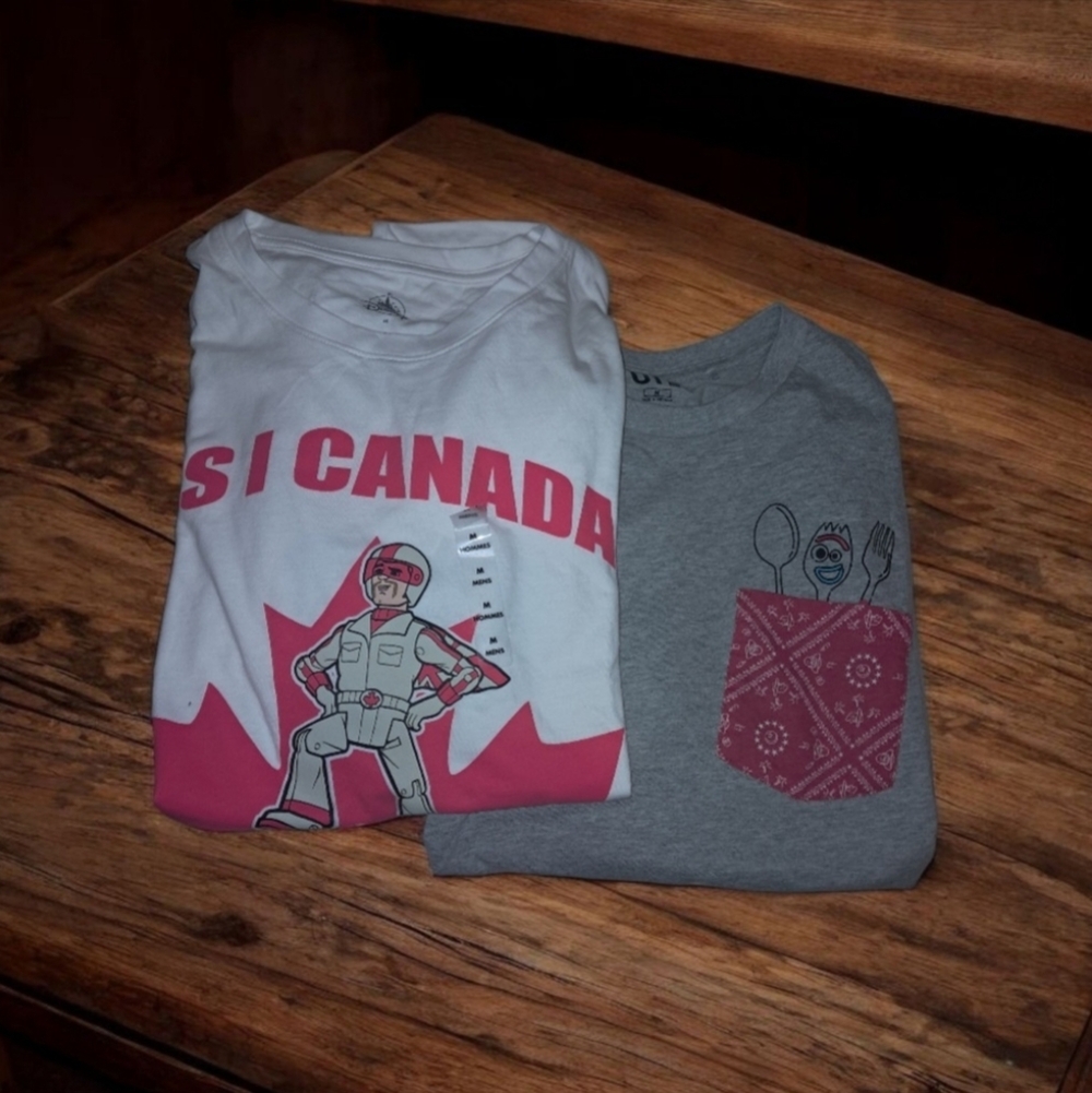 New Disney Men's T-Shirts From Toy Story In Size Medium (M)